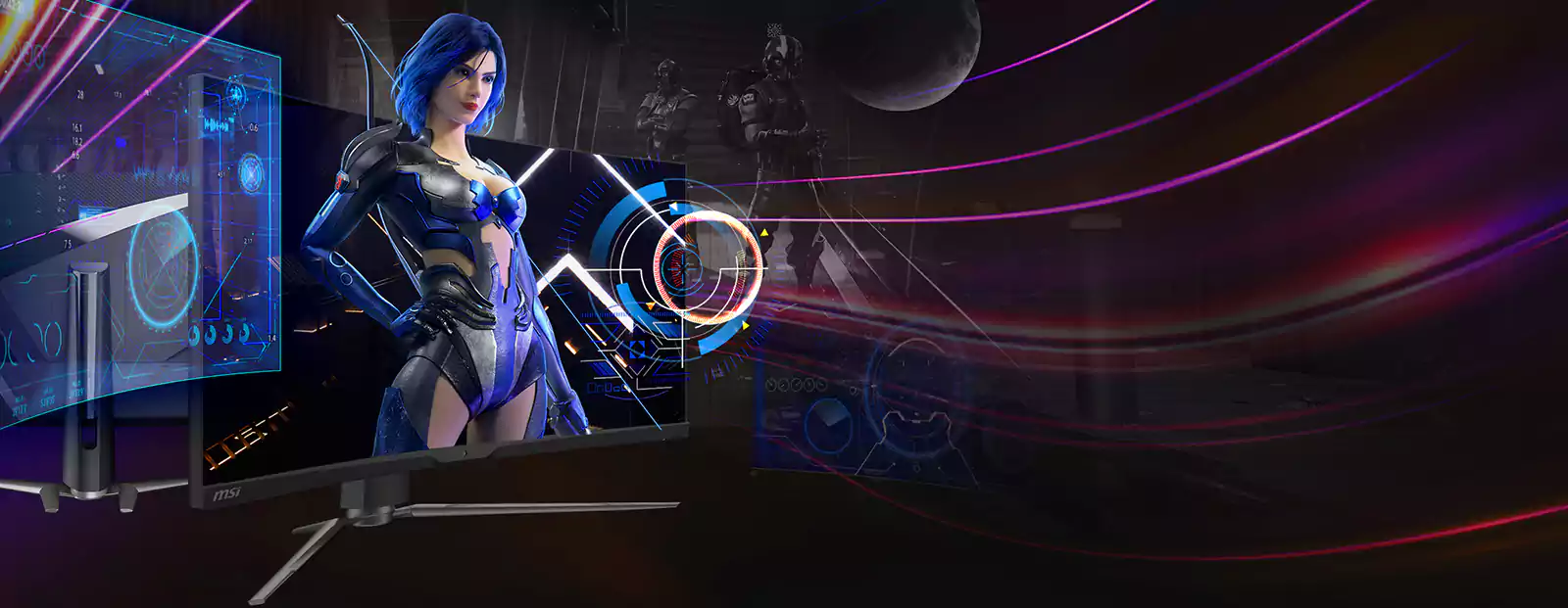 مانیتور گیمینگ منحنی 31.5 اینچ ام اس آی مدل MSI MPG ARTYMIS 323CQR