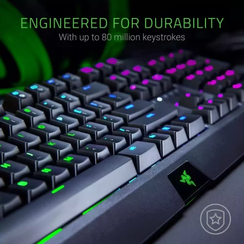 کیبورد گیمینگ ریزر Razer BlackWidow Chroma Green