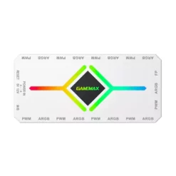 کنترل نورپردازی و سرعت فن گیم مکس V4.0 ARGB HUB PWM WT