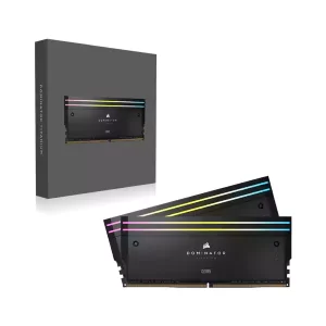 رم دسکتاپ دو کاناله 7600 کورسیر مدل DOMIATOR TITANIUM RGB ظرفیت 32 گیگابایت