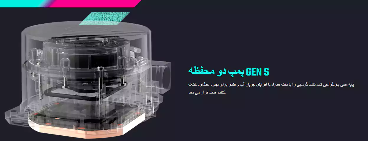 خنک کننده پردازنده کولر مستر مدل 240L CORE ARGB