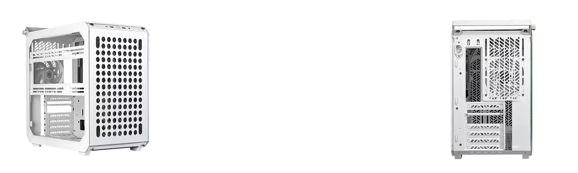 کیس گیمینگ کولر مستر مدل QUBE 500 WHITE