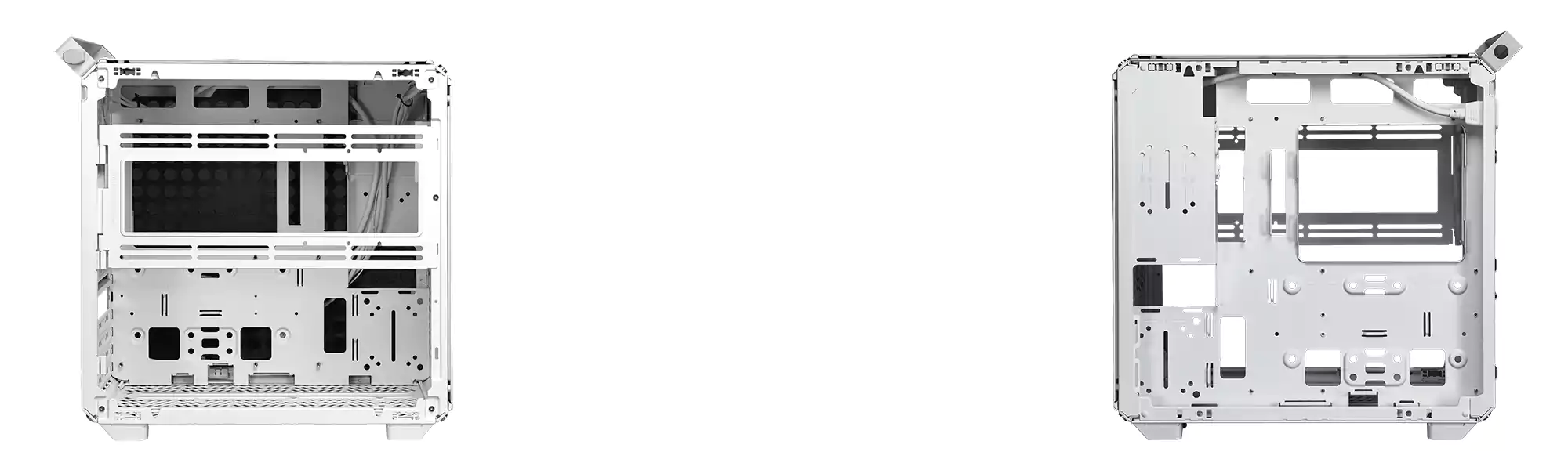 کیس گیمینگ کولر مستر مدل QUBE 500 WHITE