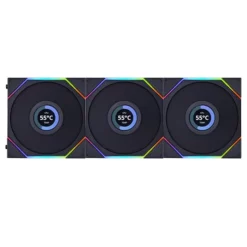 فن کیس لیان لی مدل UNI FAN TL LCD 120 Black