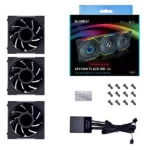فن کیس لیان لی مدل UNI FAN TL LCD Reverse 120 Black - Image 6