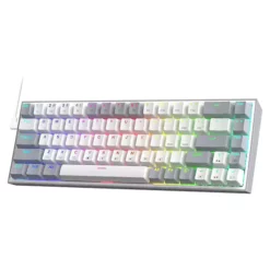 کیبورد گیمینگ مکانیکی ردراگون مدل Redragon K631 Grey