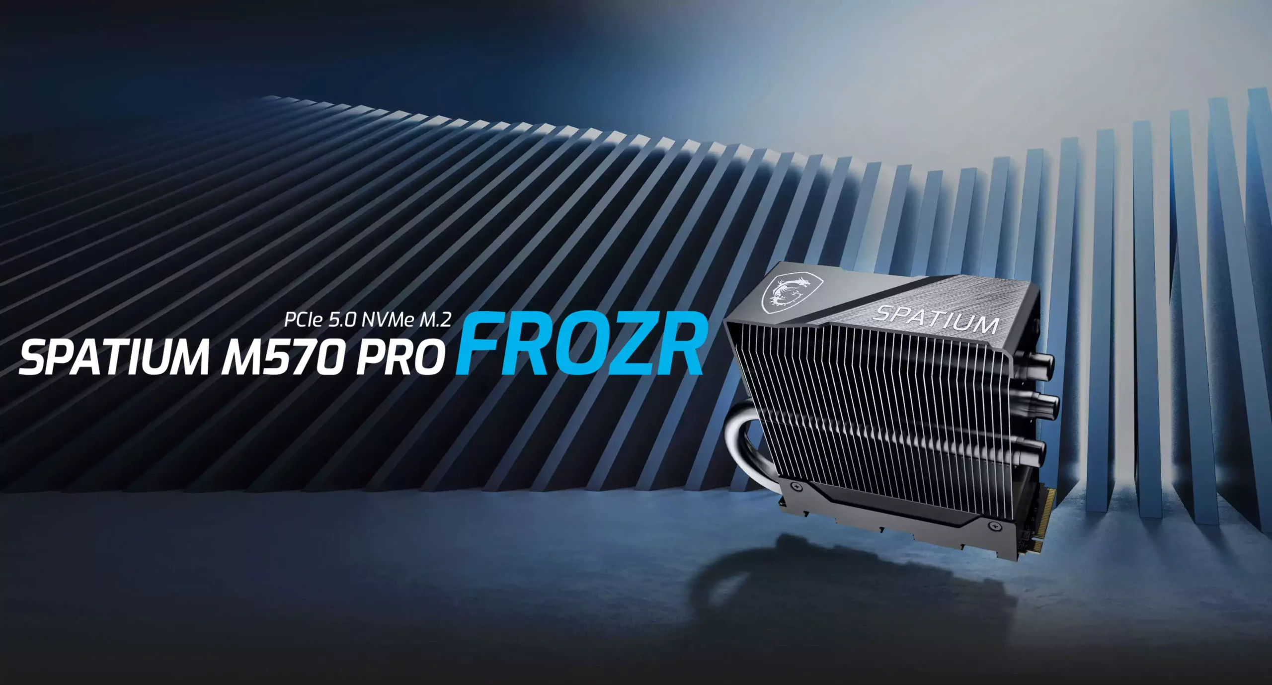 اس اس دی 2 ترابایت ام اس آی مدل SPATIUM M570 PRO PCIe 5.0 NVMe M.2 FROZR