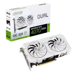 کارت گرافیک ایسوس ASUS Dual GeForce RTX 4070 SUPER EVO White OC Edition 12GB