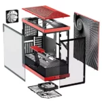 کیس هایت مدل HYTE Y40 Black Cherry - Image 3