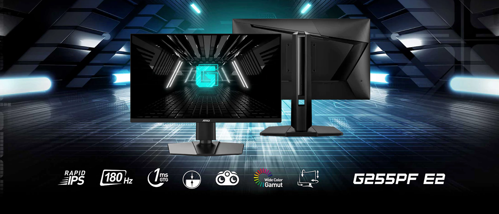 مانیتور ام اس آی 25 اینچ مدل G255PF E2