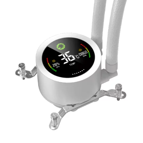 خنک کننده آبی پردازنده گیم مکس مدل IceBurg 240 Digital WH