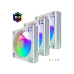 فن 3 تایی کیس گیمینگ گیم مکس RD300 WH