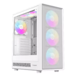 کیس گیمینگ گیم مکس مدل Storm 2 White RGB