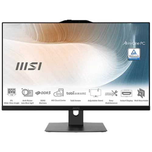 کامپیوتر همه کاره 24 اینچ ام اس آی Modern AM242P 1M i5 Black یک ترابایت