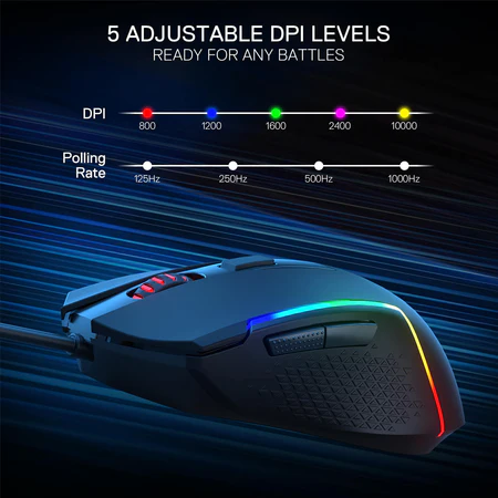 ماوس گیمینگ ردراگون M616 Trident Basic RGB