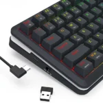 کیبورد بی سیم/باسیم گیمینگ ردراگون K708 PRO Black RGB