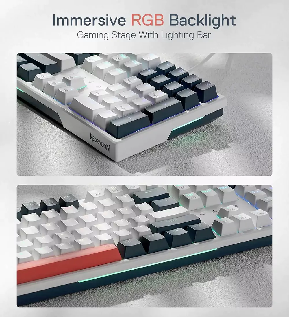 کیبورد گیمینگ ردراگون Trundle K668 WBO RGB