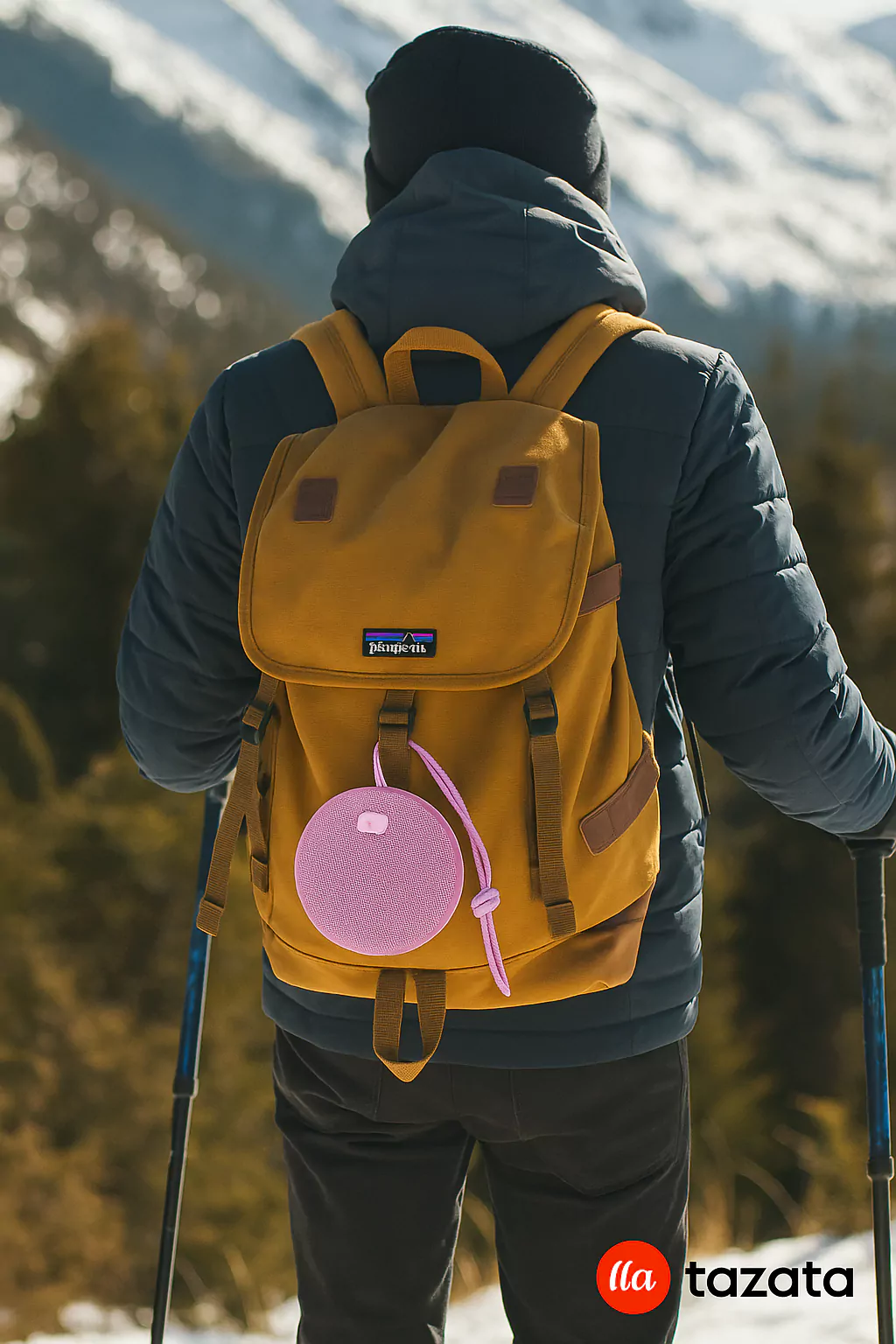 اسپیکر قابل حمل تازاتا PALM5 صورتی