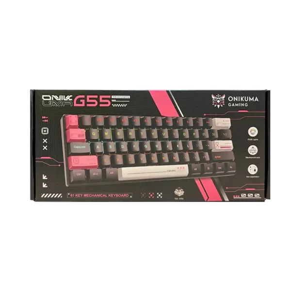 کیبورد گیمینگ اونیکوما مدل G55 RGB