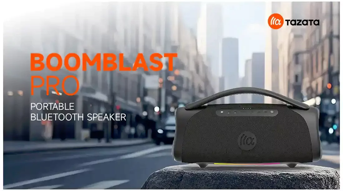 اسپیکر قابل حمل تازاتا BOOMBLAST MAX رنگ مشکی