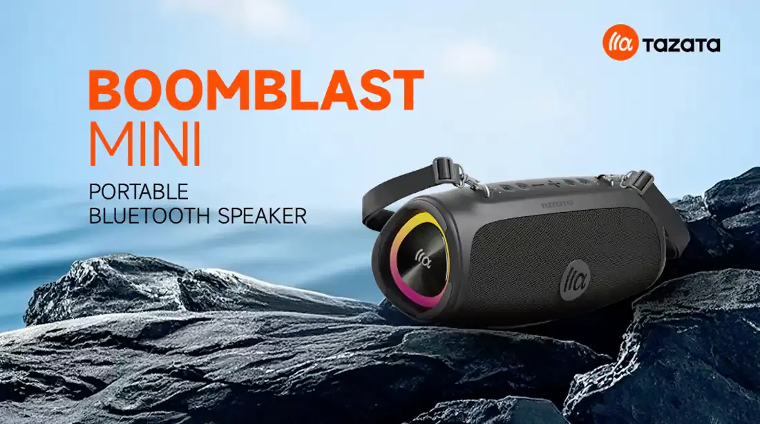 اسپیکر قابل حمل تازاتا مدل BOOMBLAST MINI رنگ مشکی