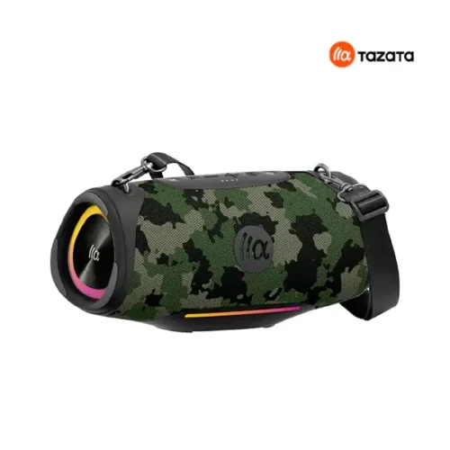 اسپیکر قابل حمل تازاتا مدل BOOMBLAST PRO CAMO رنگ سبز چیریکی