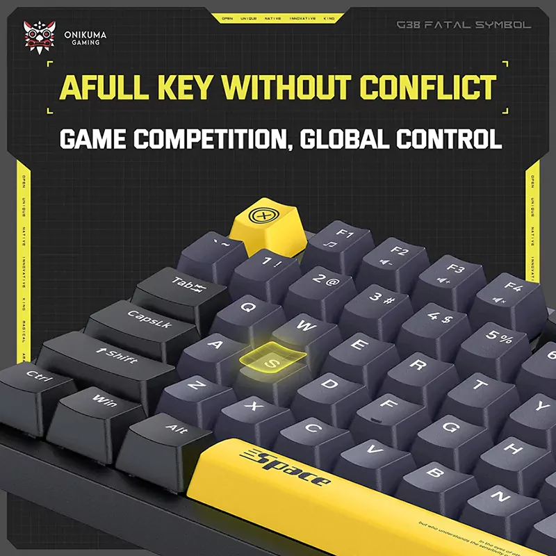 کیبورد سیمی گیمینگ اونیکوما مدل G38