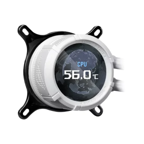 خنک‌کننده آبی ایسوس ROG Strix LC III 360 ARGB LCD رنگ سفید