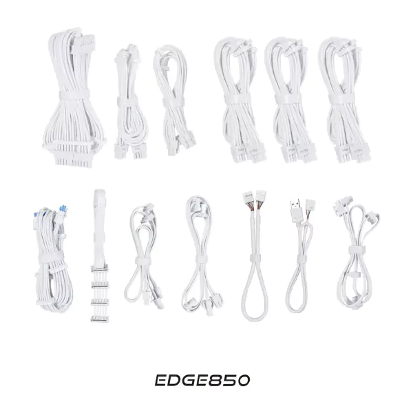 پاور 850 وات لیان لی EDGE 850 UK White Full Modular