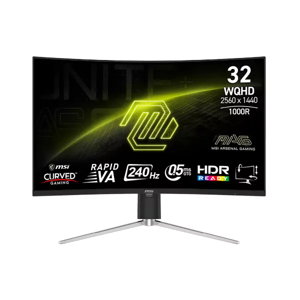 مانیتور 32 اینچ گیمینگ منحنی ام اس آی مدل MAG 325CQRXF E2
