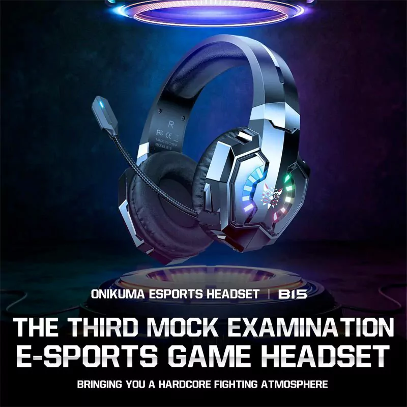 هدست گیمینگ اونیکوما مدل B15 رنگ مشکی