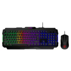 باندل کیبورد و ماوس گیمینگ ام اس آی مدل FORGE GK100 COMBO