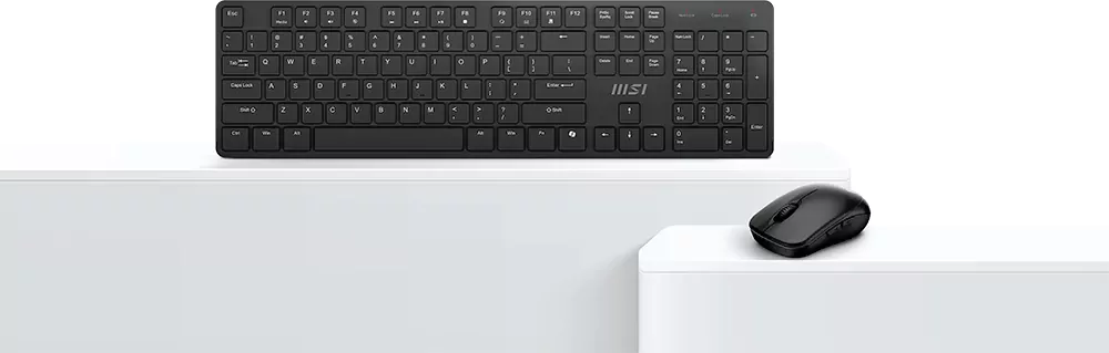 کیبورد و ماوس گیمینگ ام اس آی مدل FORGE K200 W COMBO US