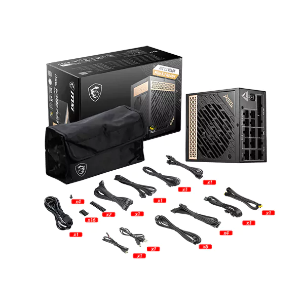 پاور ام اس آی مدل MSI MEG Ai1300P PCIE5