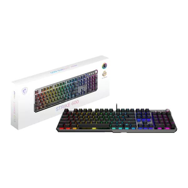 کیبورد گیمینگ ام اس آی مدل STRIKE 600 SILENT US
