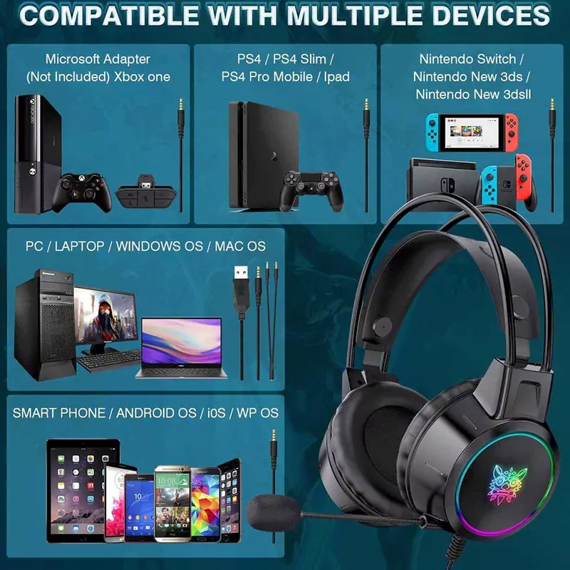 هدست گیمینگ اونیکوما X15 PRO مشکی