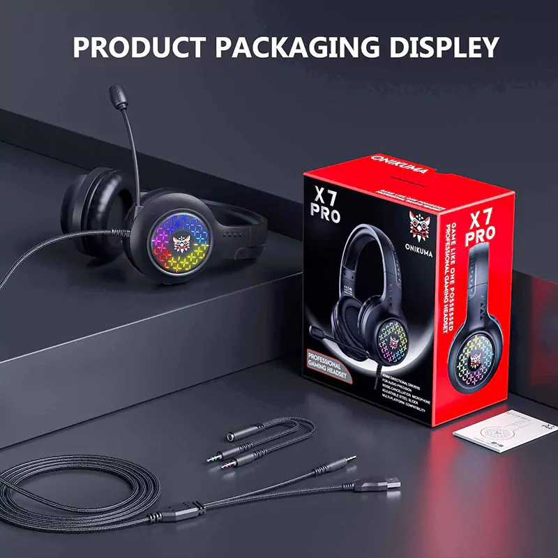 هدست گیمینگ اونیکوما مدل X7 PRO BLACK