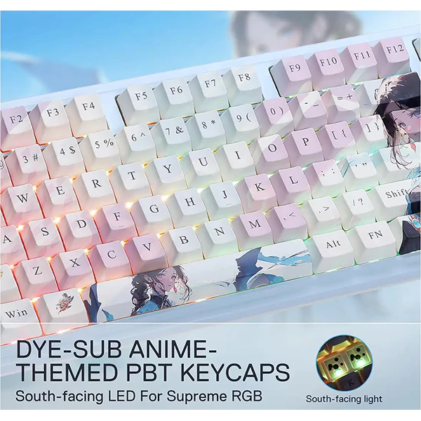 کیبورد بی‌سیم مکانیکال گیمینگ ردراگون Antonium K728 PRO AK