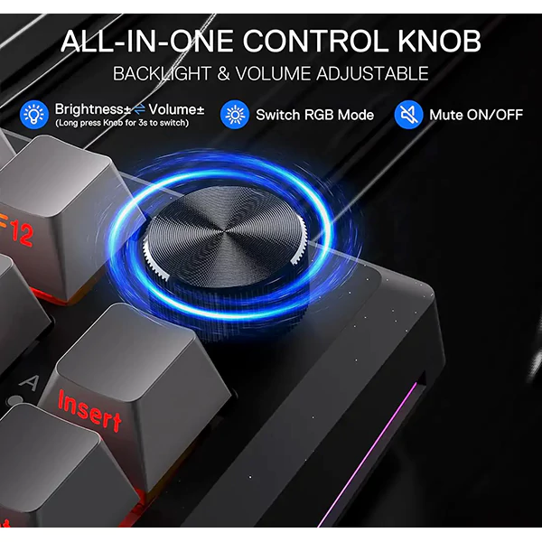 کیبورد بی‌سیم مکانیکال گیمینگ ردراگون Freyja K687 GG PRO