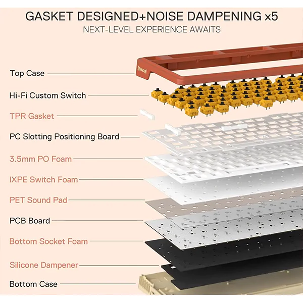 کیبورد بی سیم مکانیکال گیمینگ ردراگون Geb K673 AK PRO