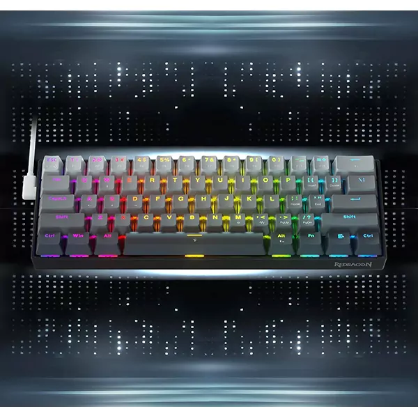 کیبورد مکانیکال گیمینگ ردراگون K617 FIZZ GGB RGB-M