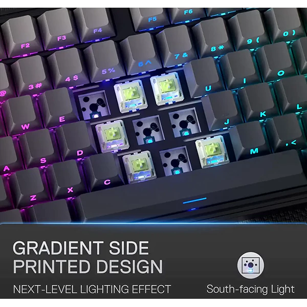 کیبورد بی سیم مکانیکال گیمینگ ردراگون STAR BLADE K707 SP PRO