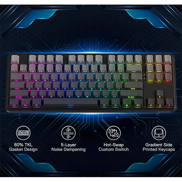 کیبورد بی سیم مکانیکال گیمینگ ردراگون STAR BLADE K707 SP PRO