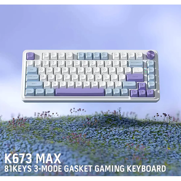 کیبورد بی سیم مکانیکال گیمینگ ردراگون UCAL MAX K673 WBP