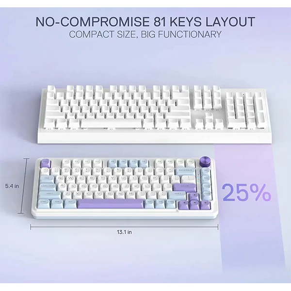 کیبورد بی سیم مکانیکال گیمینگ ردراگون UCAL MAX K673 WBP