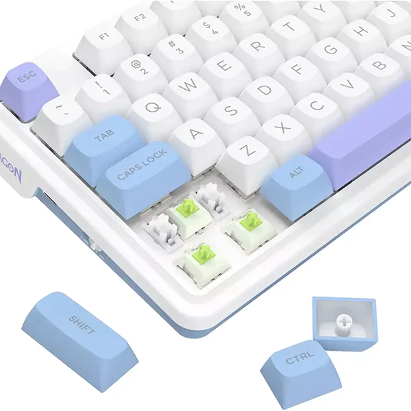 کیبورد بی سیم مکانیکال گیمینگ ردراگون UCAL MAX K673 WBP