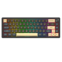 کیبورد بیسیم مکانیکال گیمینگ ردراگون URANUS PRO K727 CGY