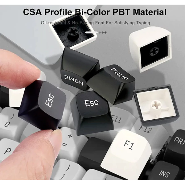 مجموعه کامل کلید کیبورد مکانیکال ردراگون A132 CSA PBT