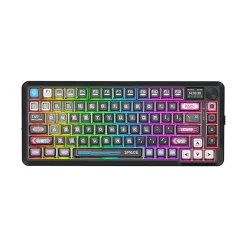 کیبورد بی سیم گیمینگ ردراگون FLEKACT K708 MC PRO RGB