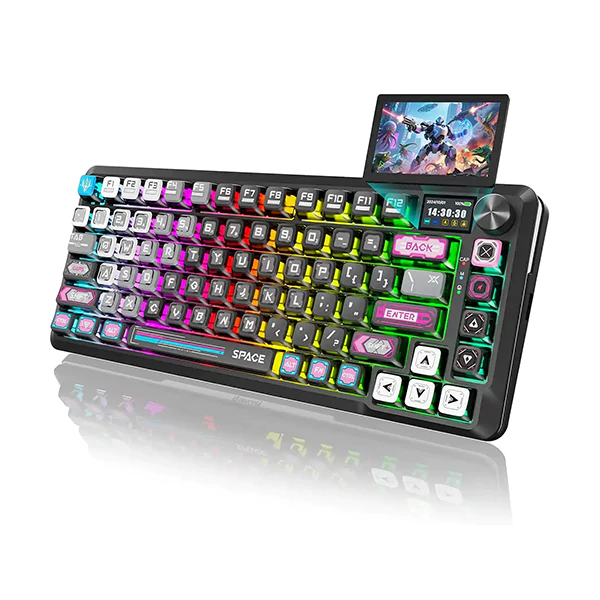 کیبورد بی سیم گیمینگ ردراگون FLEKACT K708 MC PRO RGB